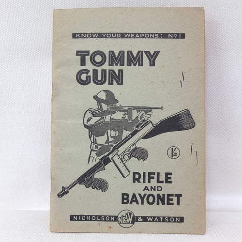 Tommy Gun Rifle and Bayonet (1941)