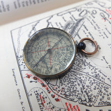 Transparent Pocket Compass | on map