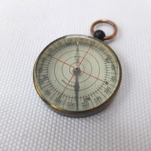 Antique English Pocket Compass | Transparent map compass