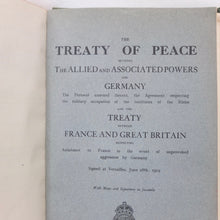 The Treaty of Peace | Versailles 1919 | Compass Library