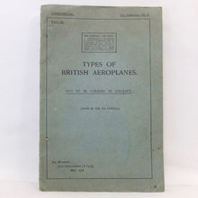 WW1 RAF Types of British Aeroplanes (1918) | Compass Library