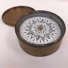 Antique Brass Pocket Compass c.1860