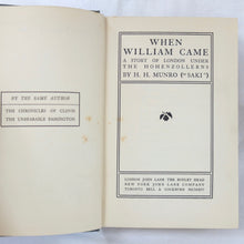 H. H. Munro ('Saki') | When William Came (1914) | Compass Library