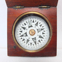 Francis Barker Wooden Box Compass c.1860